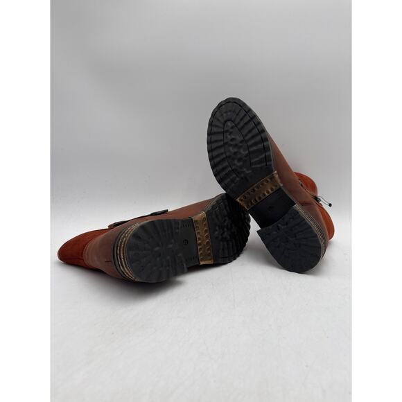 Bos. And Co. STRIVE RUST Women's NEW Suede Zip-Up Ankle Boots Brown EU Size 37 - Picture 9 of 10